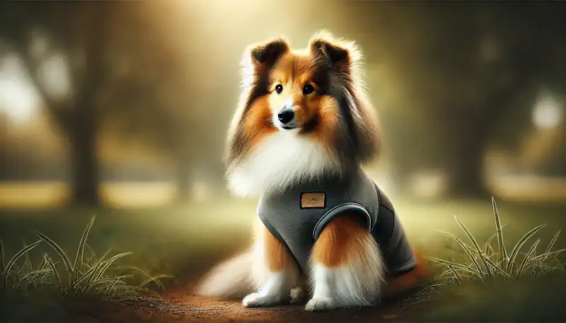 Dog in a Thunder Shirt